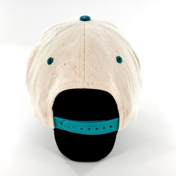 Vintage The Beach Boys Band Music Snapback Hat Cap Teal/Off White KC Tag - Picture 5 of 16